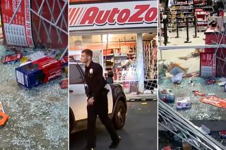 Over 100 looters ransack AutoZone in possible LA street takeover