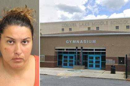 Married Florida math teacher, 32, accused of classroom sex with student during lunchtime