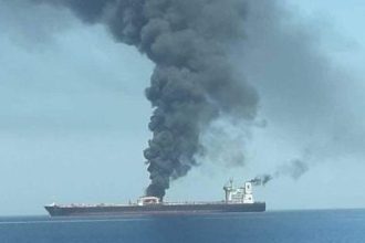 Tanker Collision Near Strait Of Hormuz Amid GPS Signal Degradation