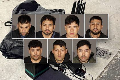 California police nab 7 foreign nationals in jewelry store heist, 1 suspect still loose