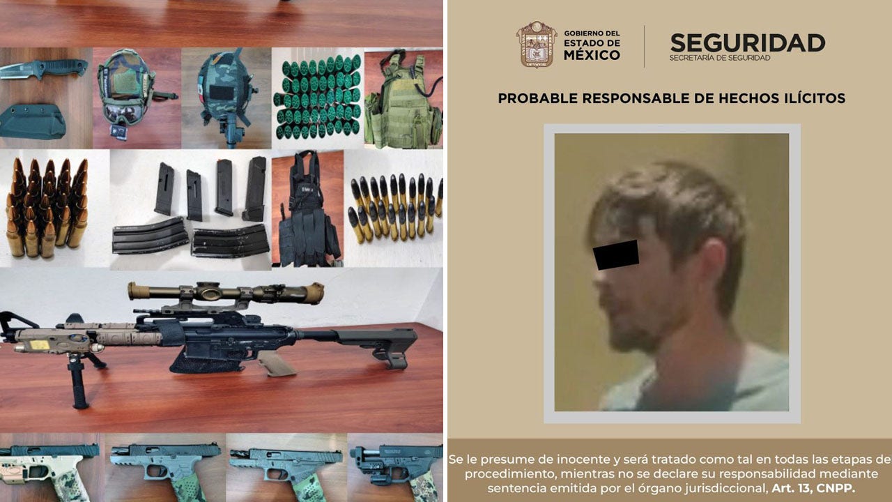 American with ‘CIA’ credentials and variety of weapons arrested in Mexico
