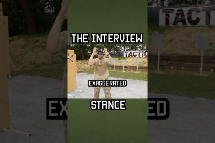 Shooter start position: the interview stance #tips #shorts