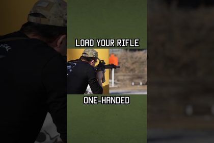 Load your rifle ONE-HANDED #rifle #shorts