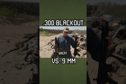 .300 Blackout vs. 9 mm #military #shorts