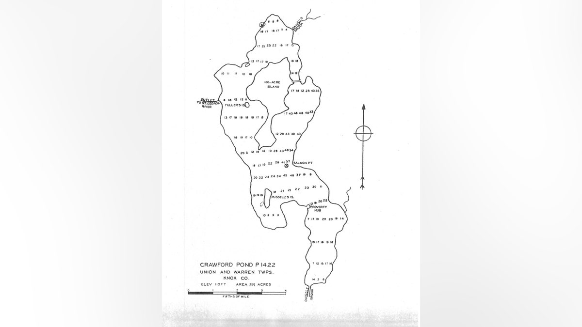 Crawford Pond in Maine