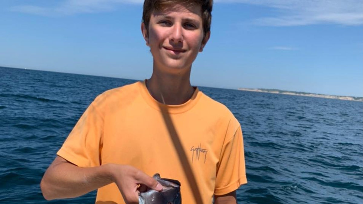 Eric Tarpinian-Jachym with a fish