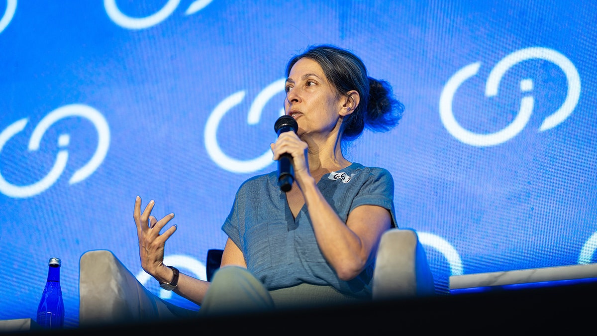 Rachel Polin addresses hostages and Hirsch Goldberg-Polin at ICC Summit 2025