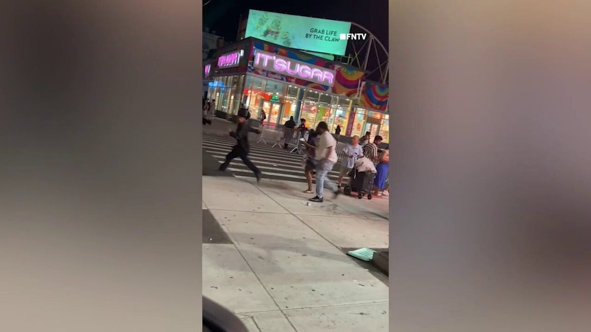 Potential kidnapped being chased