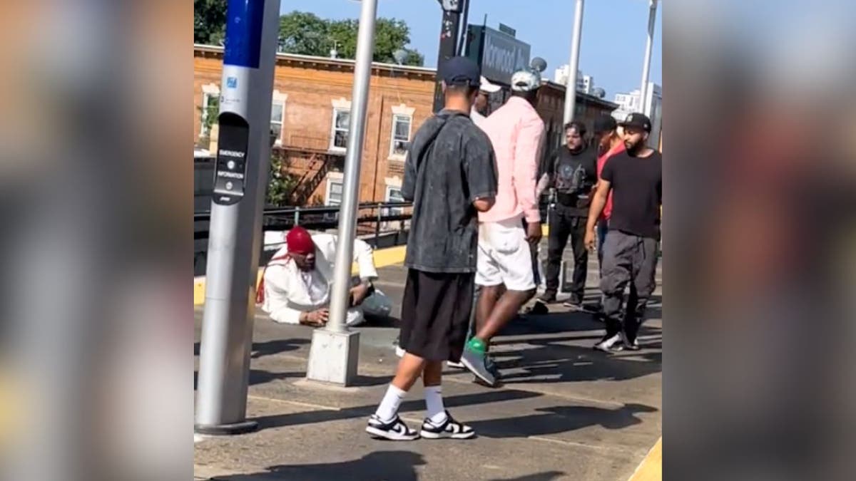 Man attacked on ground