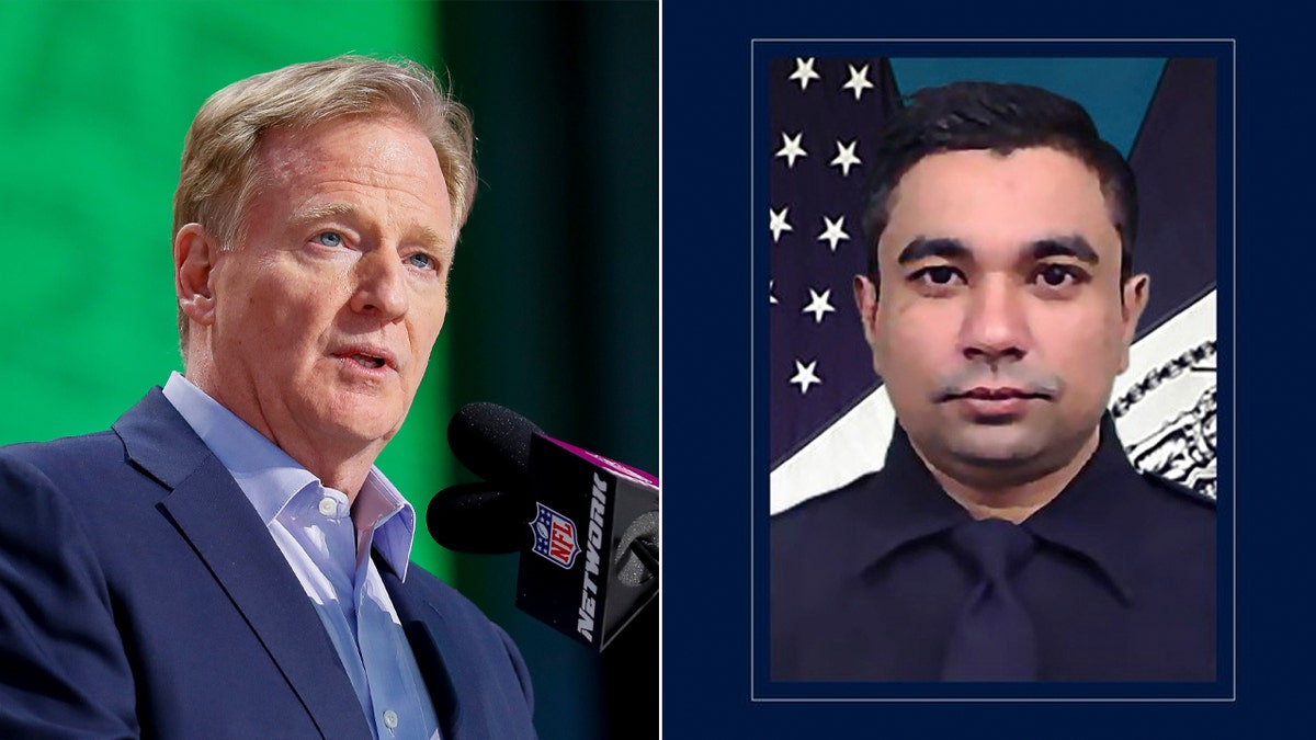 Roger Goodell and Didarul Islam