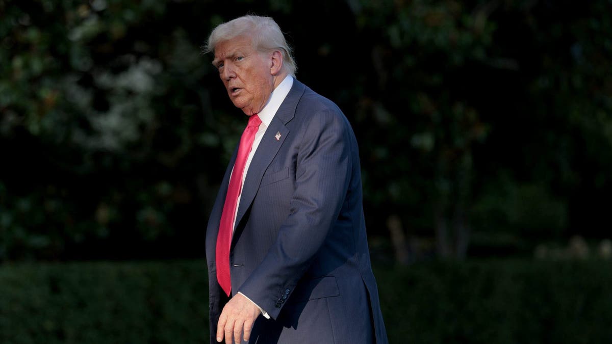 President Trump Returns To The White House On Tuesday Evening