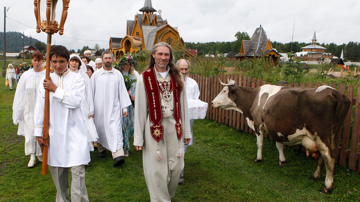 Members of the religious sect led by Vissarion