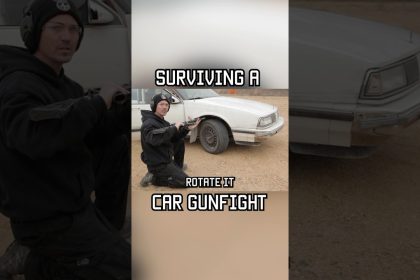 How to survive a car gunfight #cars #shorts #fight