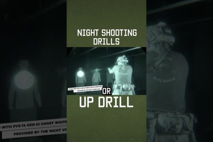 Night shooting drills: UP DRILL #shorts #training