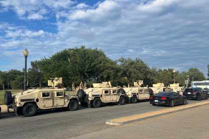 National Guard troops spotted in Washington DC as Trump launches crackdown on street crime