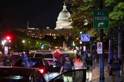 Protesters confront officers patrolling DC streets after Trump policing takeover