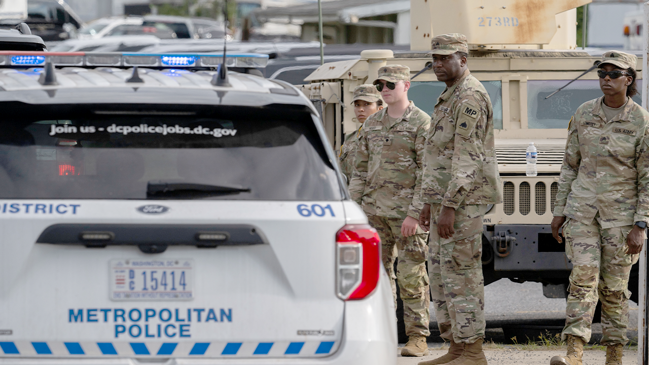 National Guard intervenes as suspect swings foot-long kitchen knife in violent DC street brawl
