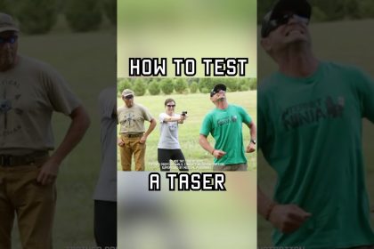 Need to test a taser? Use a Navy Seal #funny #shorts