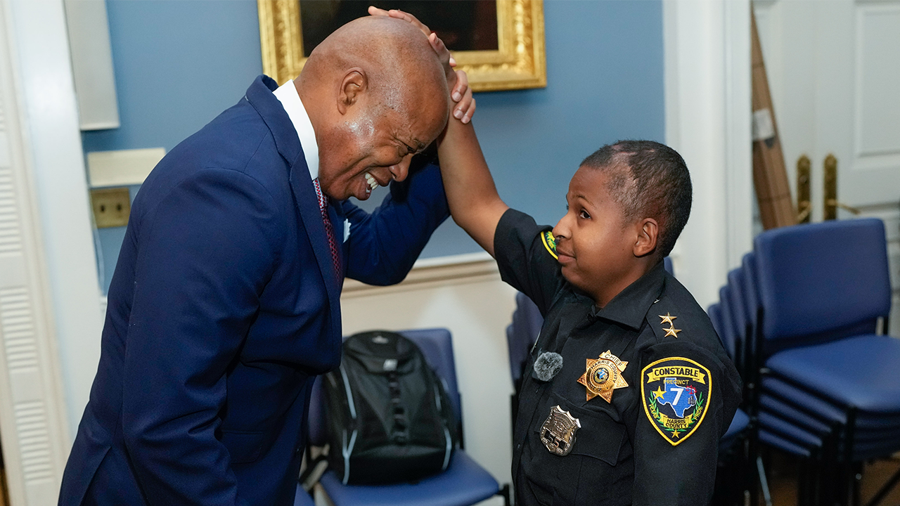Child cancer survivor hailed by Trump sworn in as NYC honorary deputy mayor