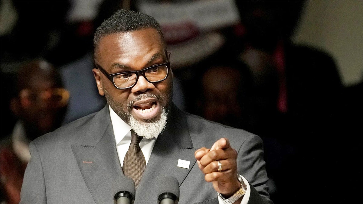 Chicago Mayor Brandon Johnson