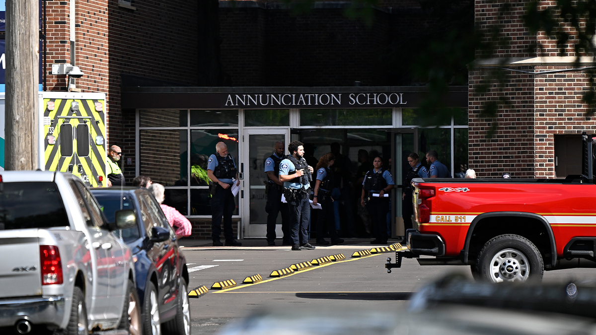 Annunciation school and church shooting scene