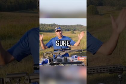 Slow-mo cameras are badass when you got a sniper rifle #shorts #sniper #fun