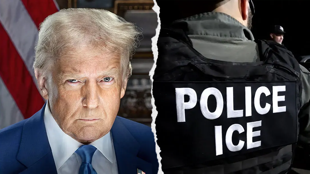 ICE split with President Donald Trump