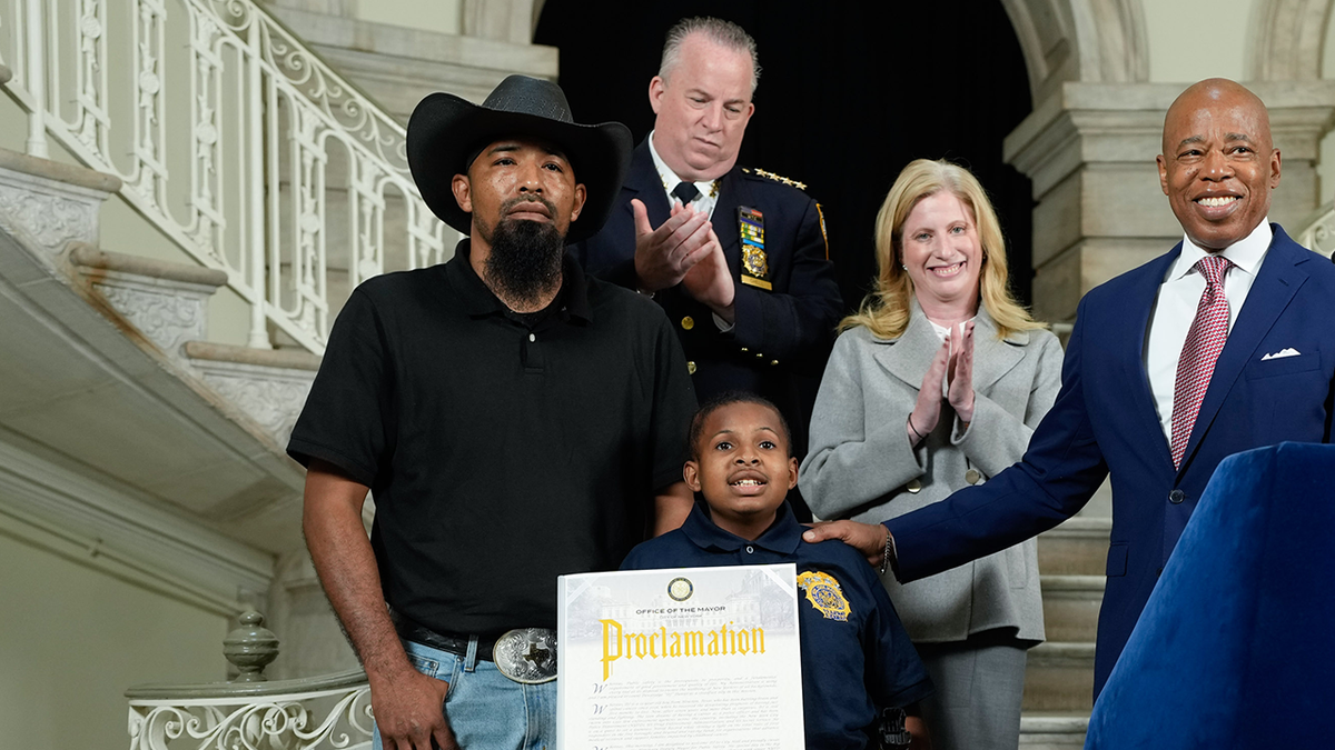 DJ Daniel and Mayor Eric Adams