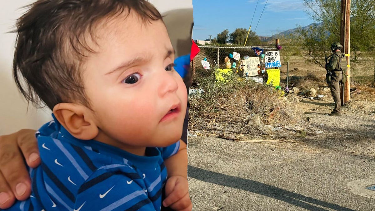 Emmanuel Haro and an image of a memorial to him