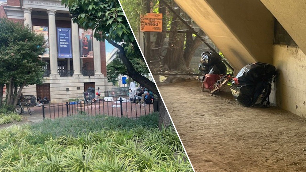 Inside the Washington, DC homeless hotspots Trump has vowed to clean up