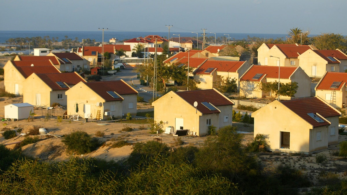 The Israeli settlement of Pa'at Sadeh is seen Dec. 26, 2004 in the southern Gaza Strip.