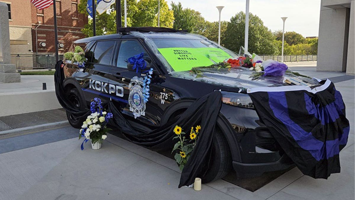 Hunter Simoncic's patrol vehicle