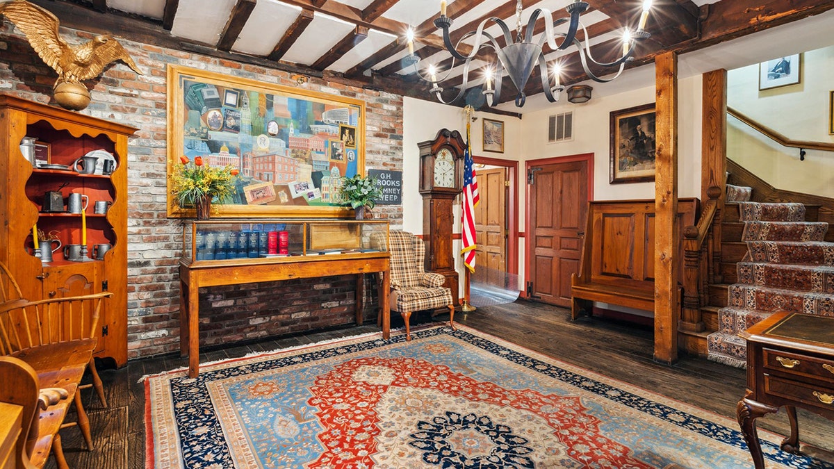 Interior of Ebenezer Hancock home, living room