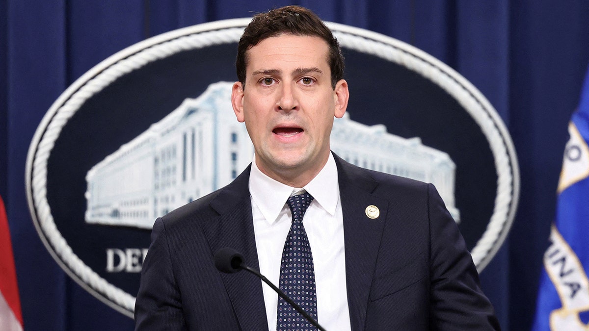 FILE PHOTO: Press conference on healthcare-related fraud enforcement at the Department of Justice in Washington
