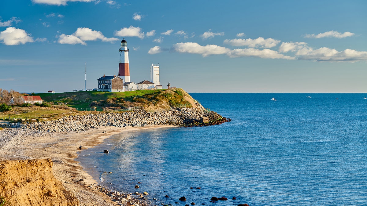 Montauk beach where bikini brand owner was found dead on boat.