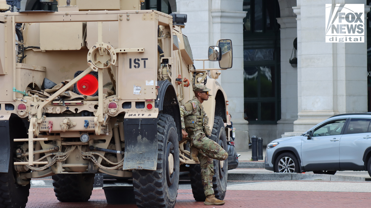 National Guard station at Union Station