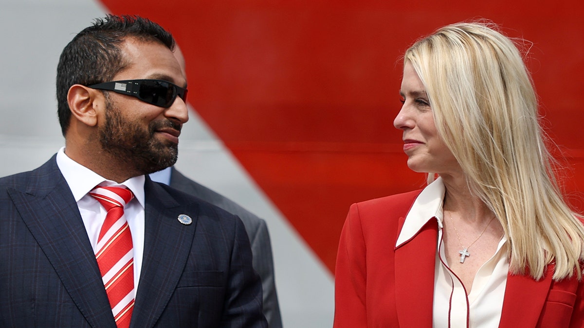 FBI Director Kash Patel and Attorney General Pam Bondi