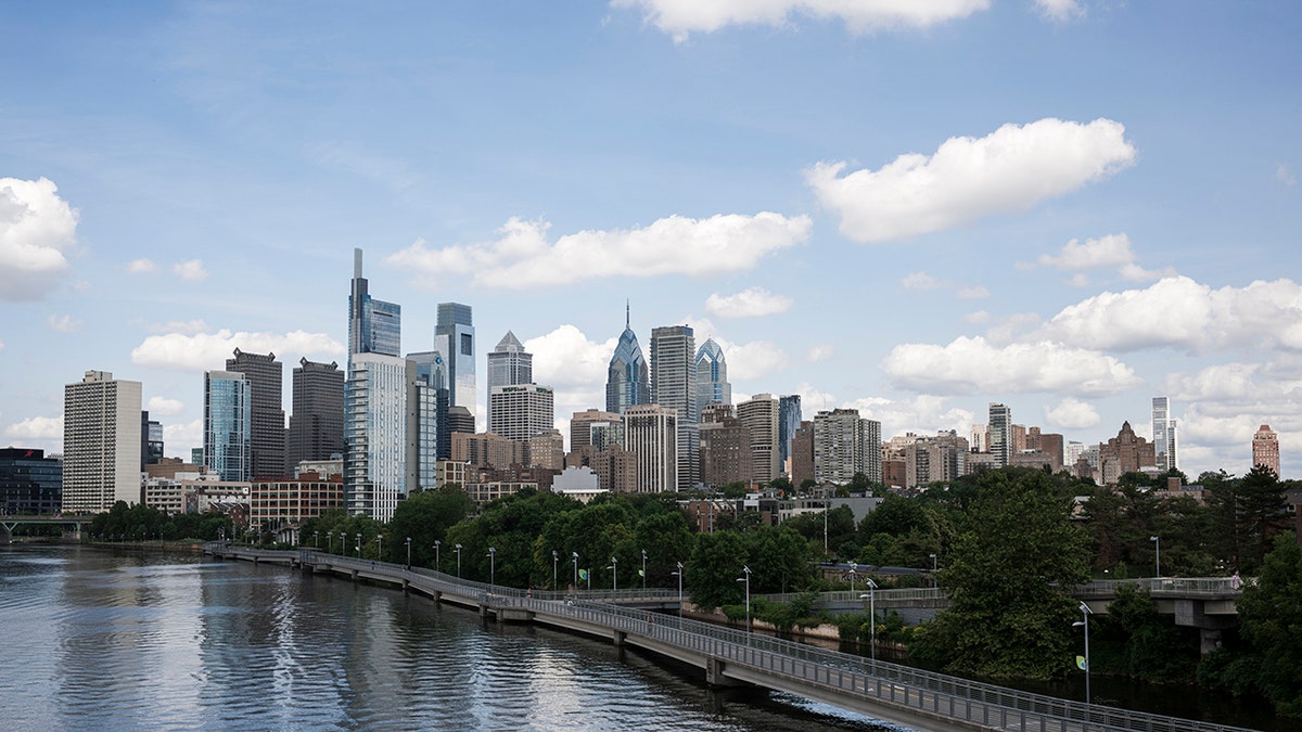 A photo of downtown Philadelphia