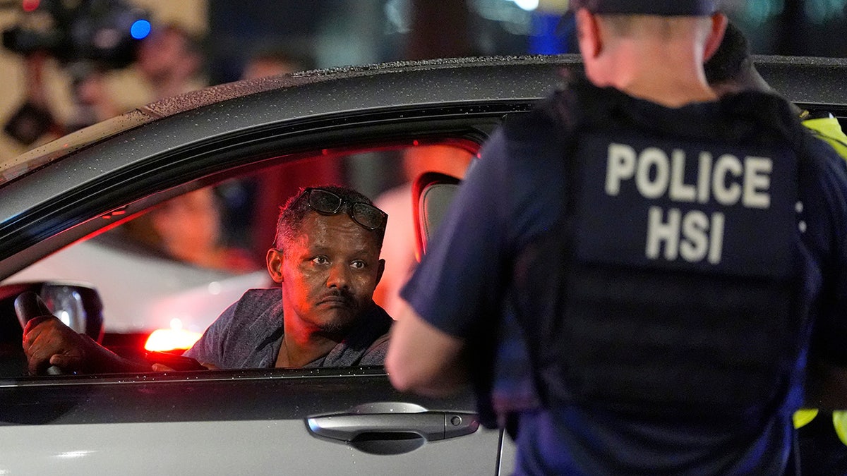 Driver stopped at DC police checkpoint