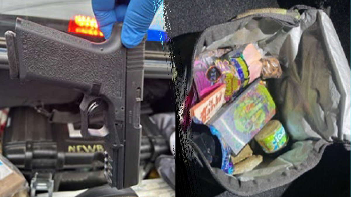 Recovered illegal gun and drugs