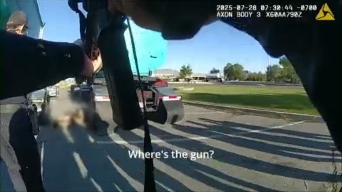 police approach gunman 