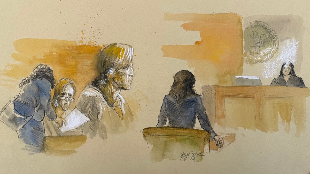 Ryan Routh court appearance sketch