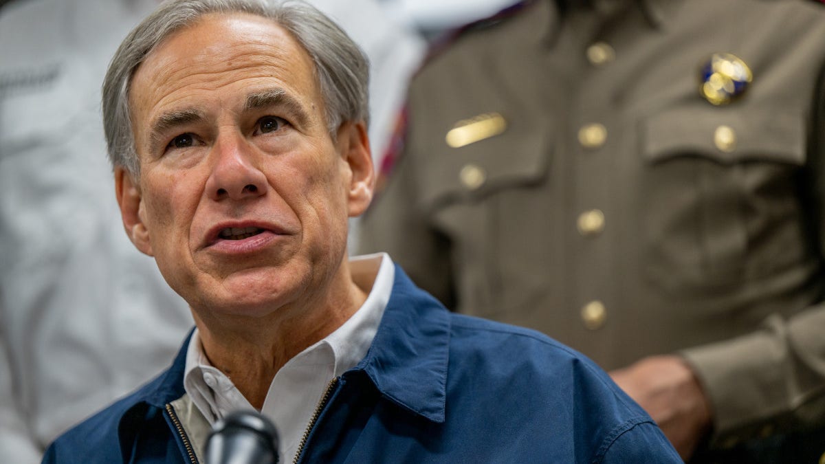 Texas Gov. Greg Abbott closeup shot