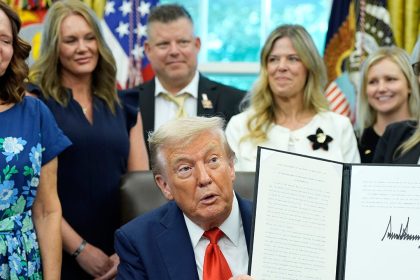 Trump signs proclamation commemorating Abbey Gate attack anniversary with Gold Star families