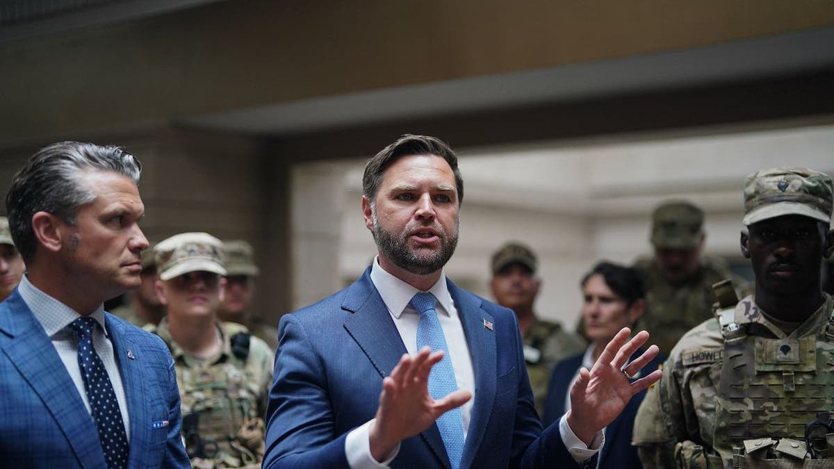 Vance visits National Guard troops at Union Station