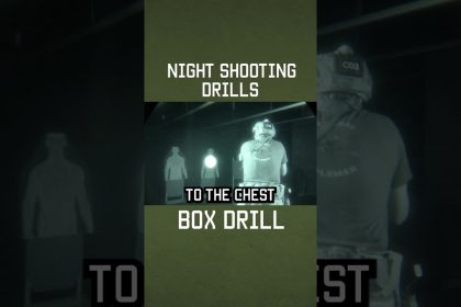Weapons training in the dark: THE BOX DRILL #shorts #nightvision #military