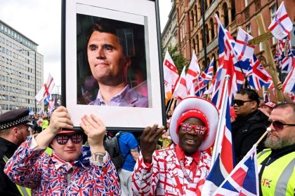 Charlie Kirk honored as ‘generation’s greatest’ at massive London rally where Musk condemns left