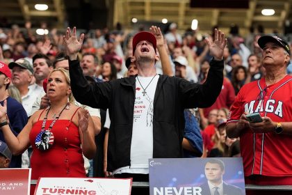 Charlie Kirk mourners gather from across US to celebrate legacy of conservative activist