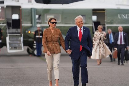 Man arrested for allegedly pointing laser at Marine One helicopter carrying President Trump near White House