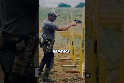 How to shoot your pistol one-handed and NOT SUCK #shorts #specialforces #tips #lifehacks